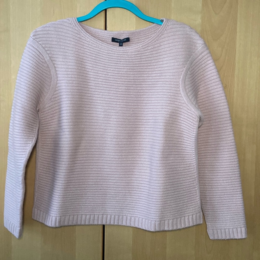 Femme Pink Lafayette 148 NY Cashmere sweater